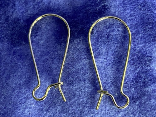Medium Gold SS Kidney ear wires