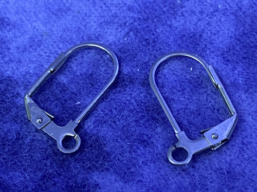SS leverback ear wires