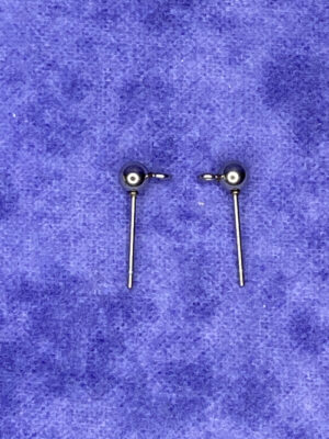 Small SS ball ear posts