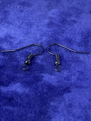 Small SS gunmetal French ear wires