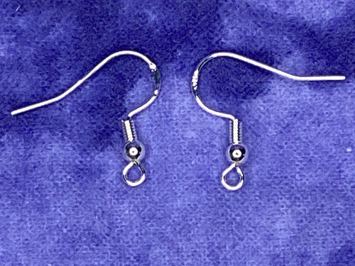 Small 925 silver French ear wires